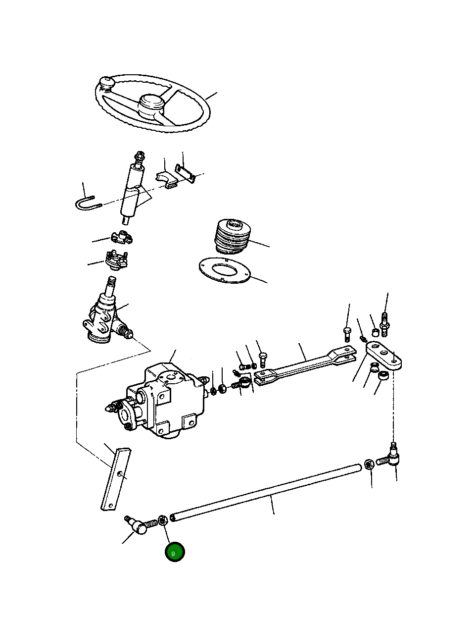 Гайка 1103 797 C1 Komatsu