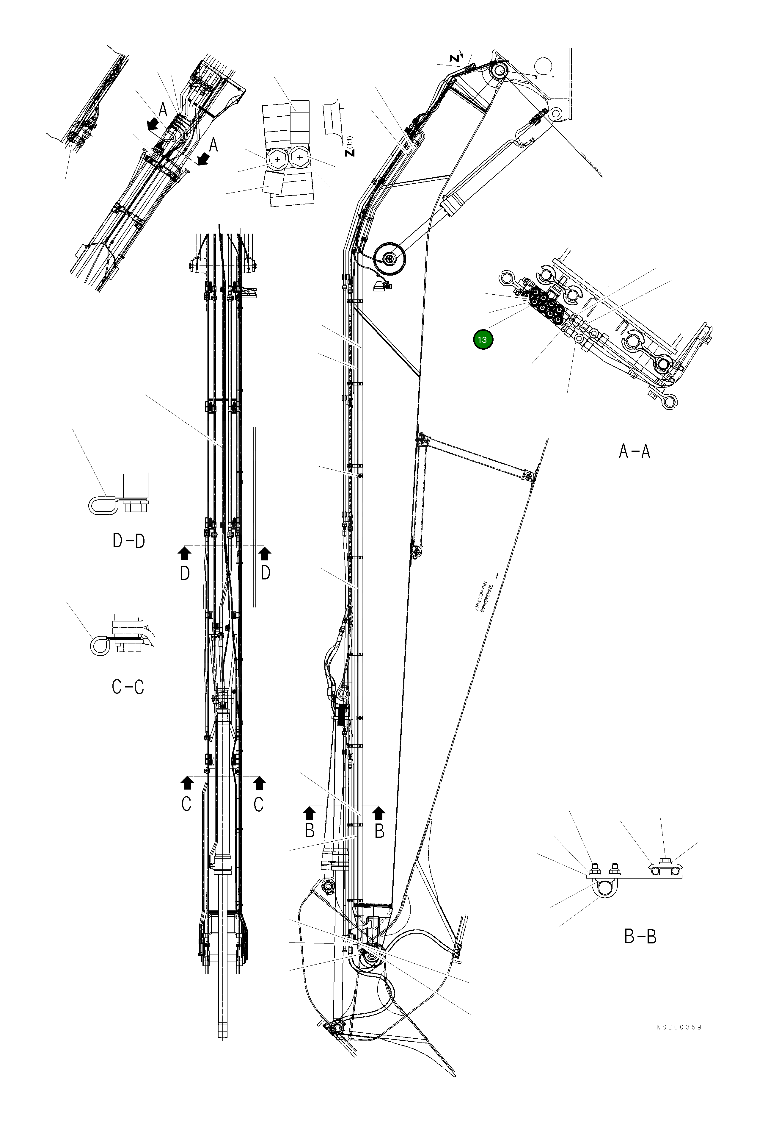 Клапан 206-70-KB820 Komatsu