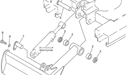 Отвал в сборе 21A-71-01110 Komatsu