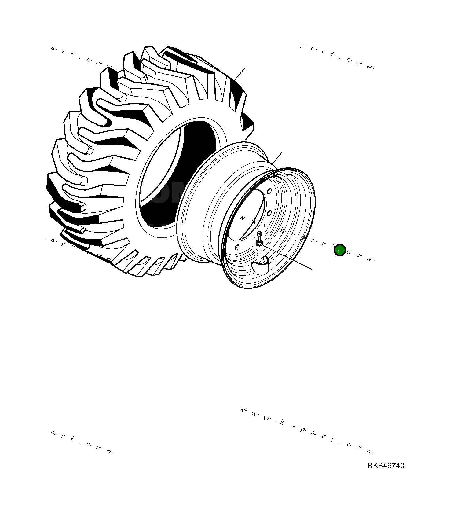 Шина 42N-30-13310 Komatsu
