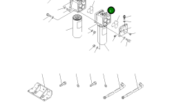 Фильтр в сборе 600-211-2200 Komatsu