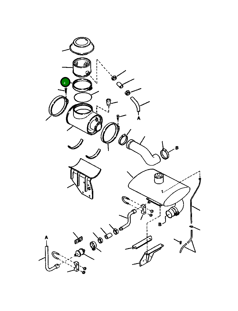 Хомут 425-01-A2560 Komatsu