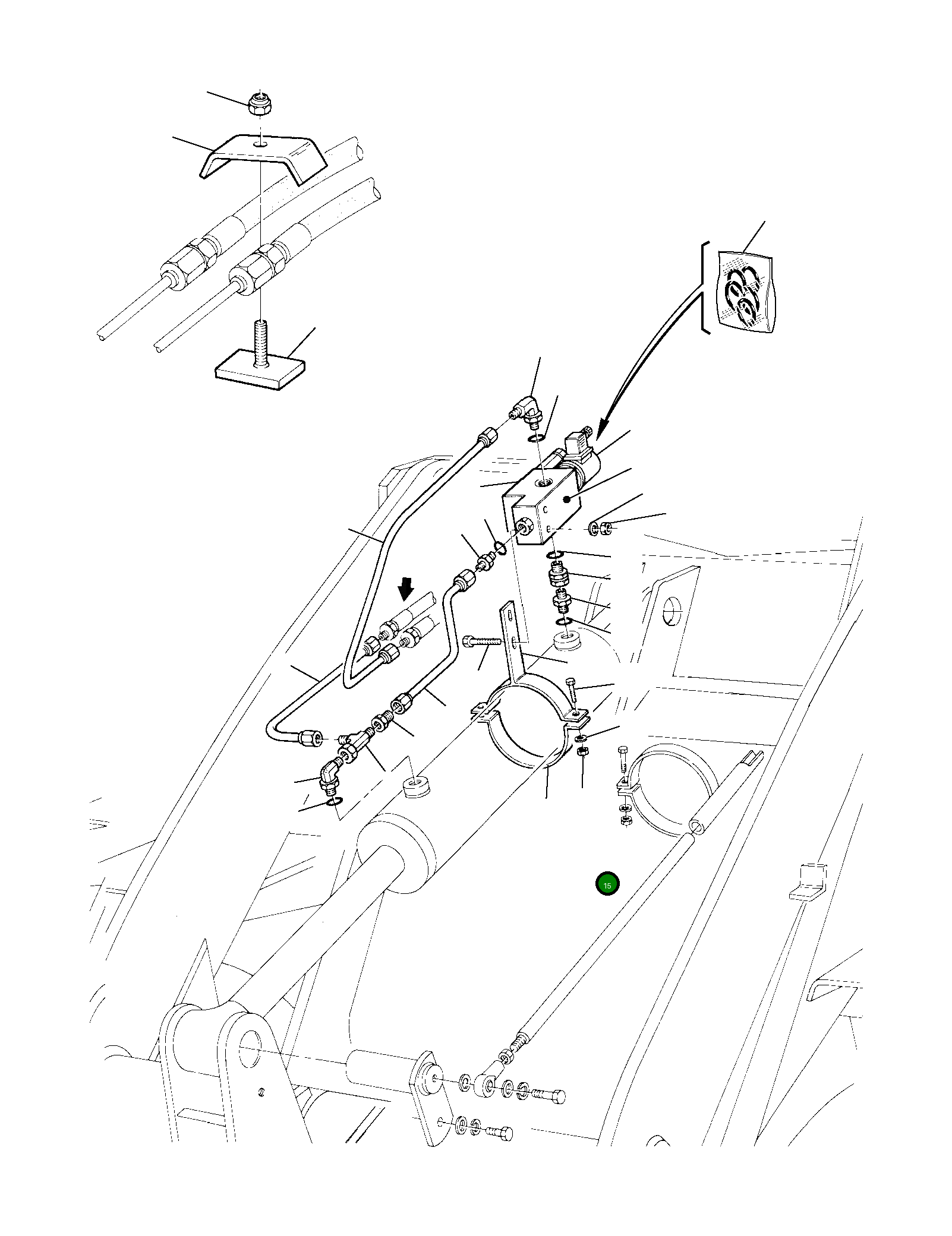 Втулка 500154359 Komatsu