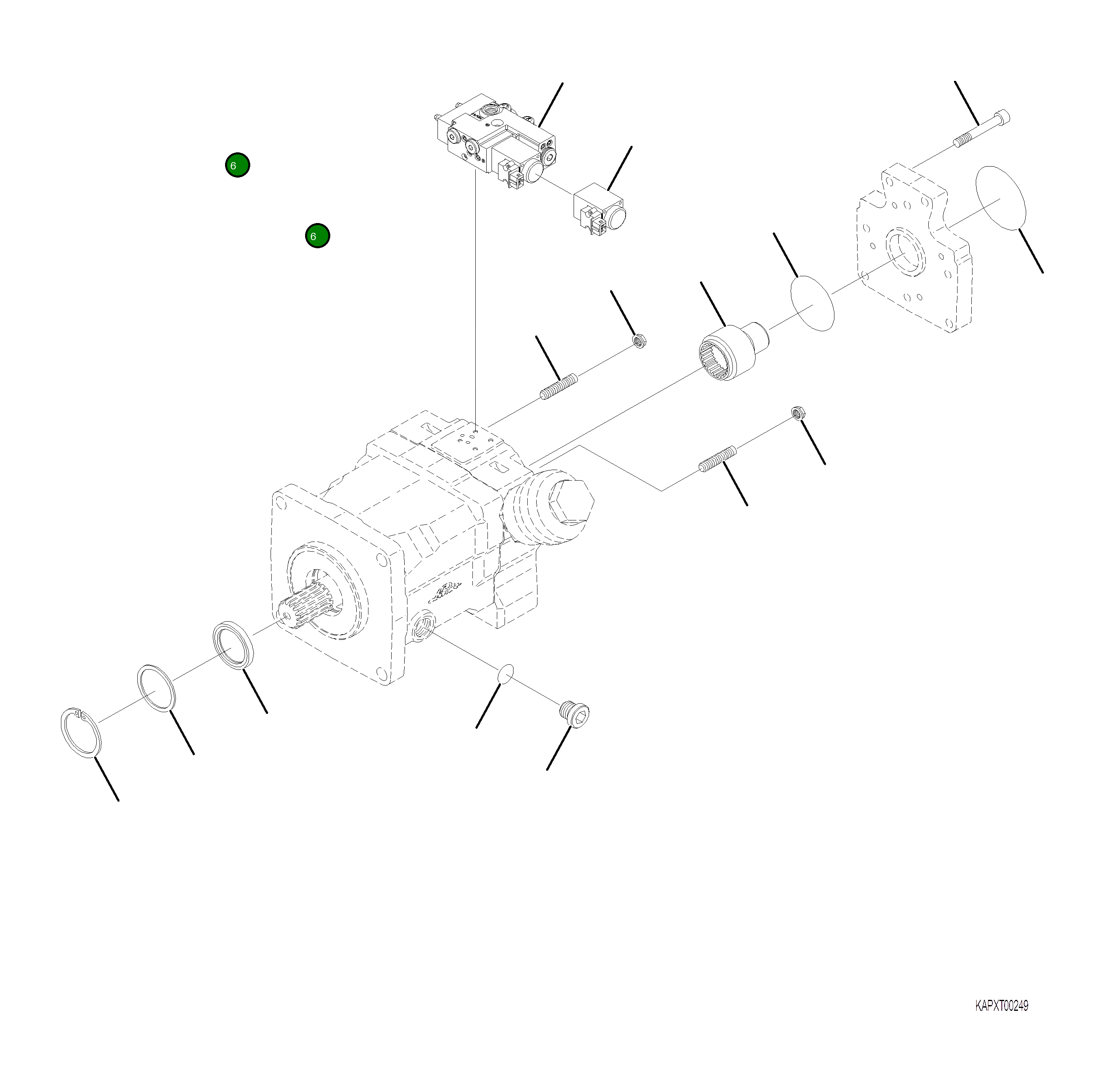 Шпилька 4A1-60-26220 Komatsu