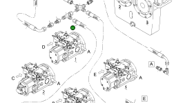 Шланг в сборе DN 10x960 516 047 98 Komatsu