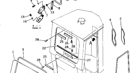 Стекло 385-10216091 Komatsu