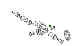 Роликовый подшипник 0750 117 177 Komatsu