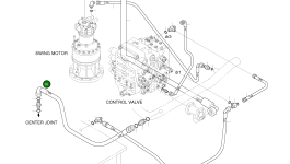Шланг 1 3/16"-12UN-2B-1800L 2184-1197D44 Komatsu