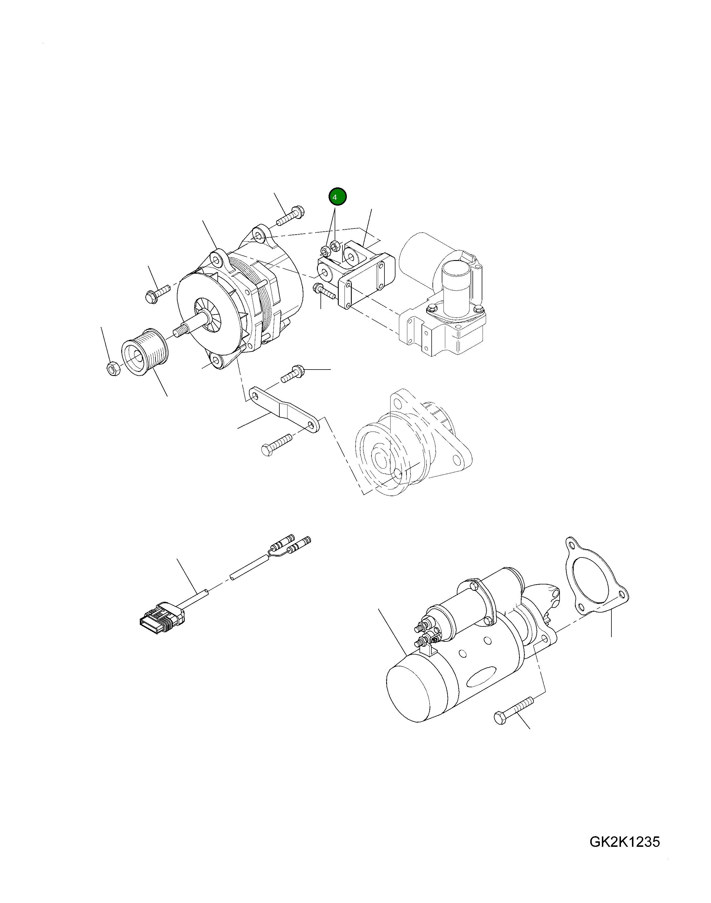 Гайка CU3279043 Komatsu