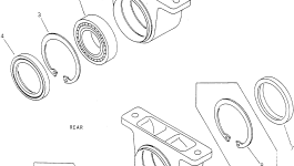 Передний подшипник в сборе BW153199 Komatsu