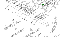 Шланг в сборе DN 20x1550 516 451 98 Komatsu