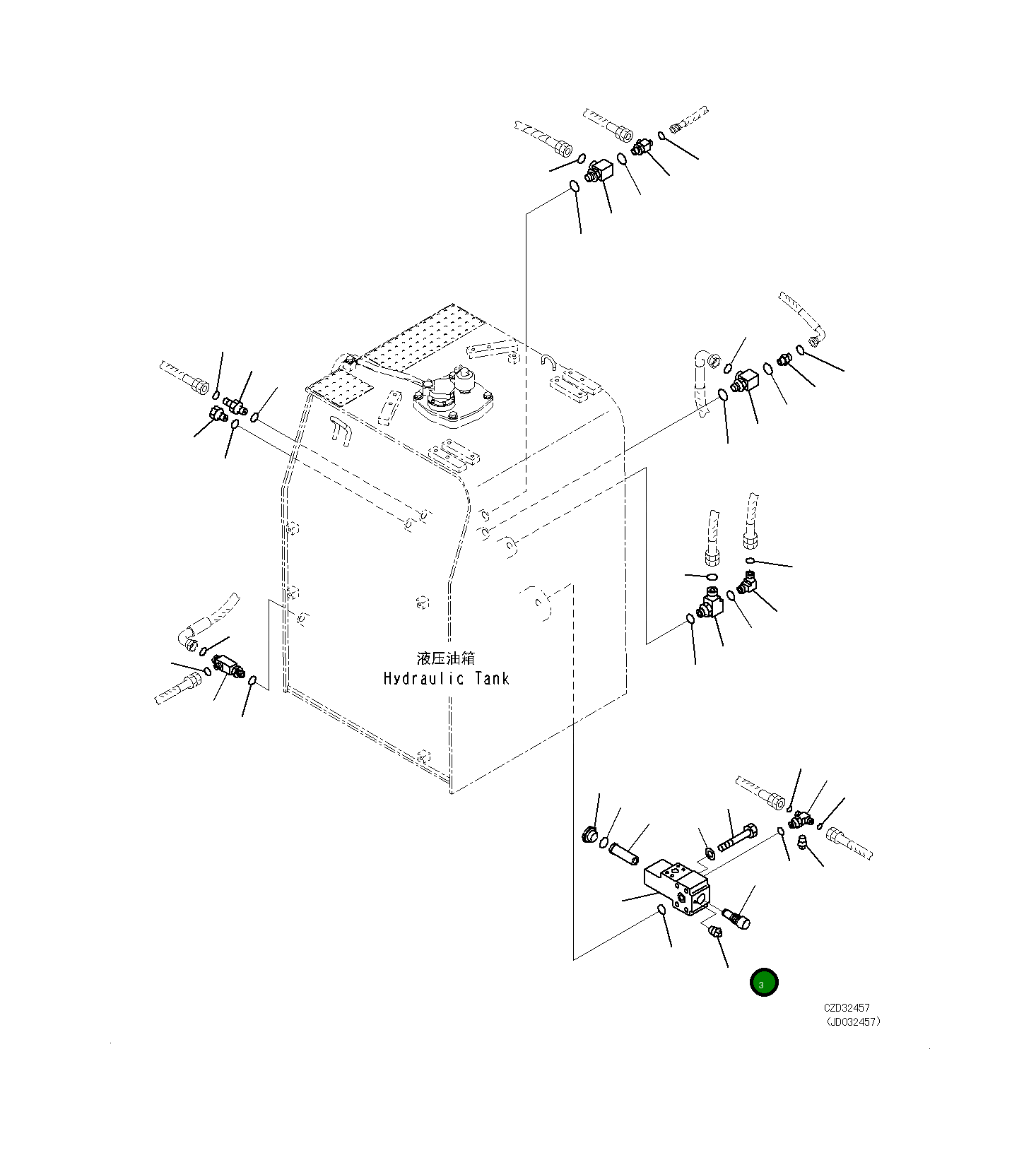 Клапан 21M-60-11220 Komatsu