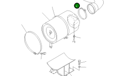 Хомут 209-01-K1010 Komatsu
