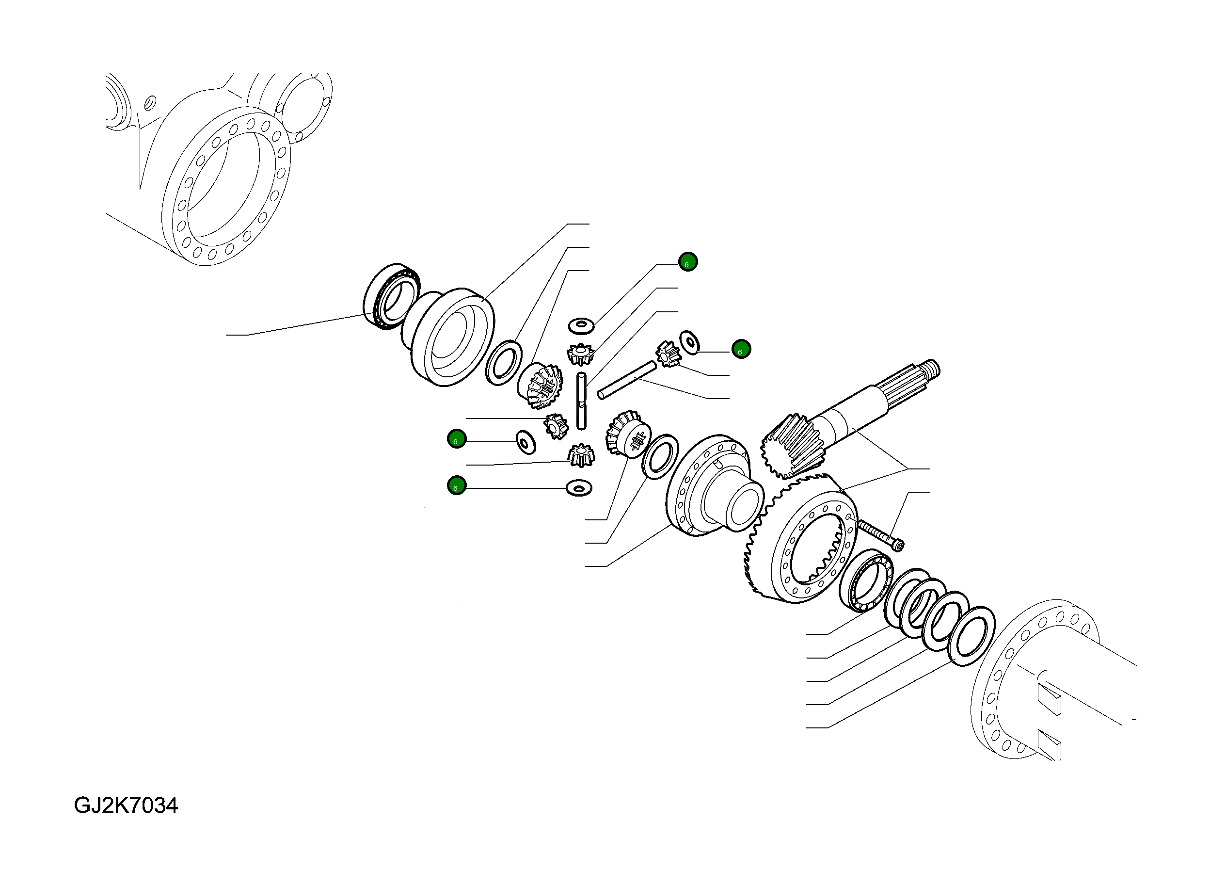 Шайба 20G-23-H0P11 Komatsu