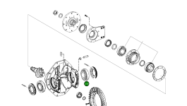 Роликовый подшипник K9002806 Komatsu