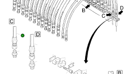 Шланг в сборе DN 10x3300 514 244 98 Komatsu