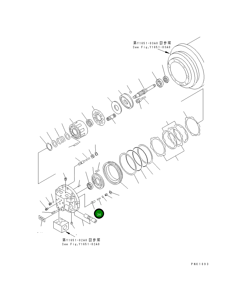 Клапан TZ200B2019-00 Komatsu