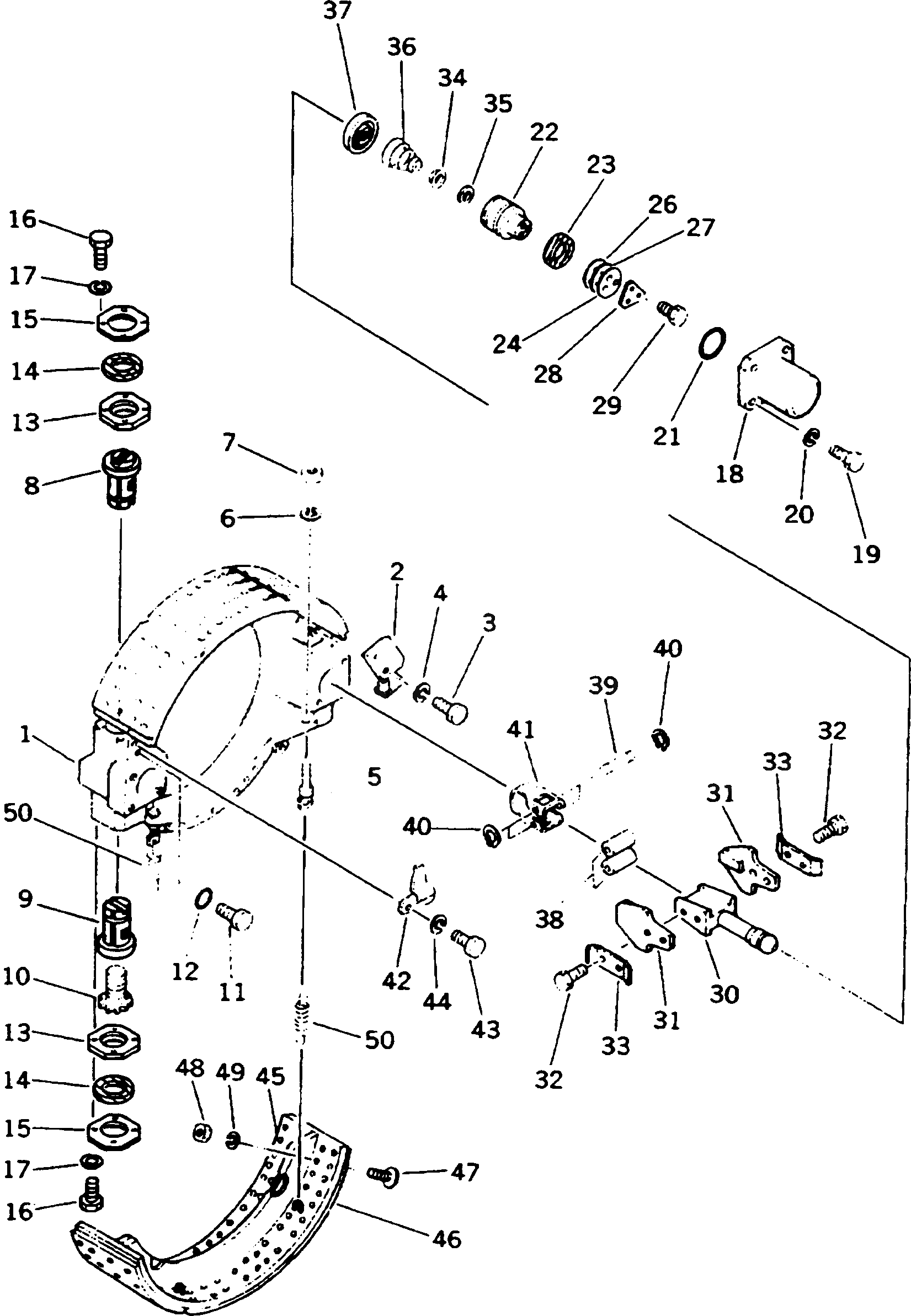 Цилиндр 581-32-11123 Komatsu