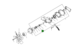 Проставка подшипника 65.06508-0010 Komatsu