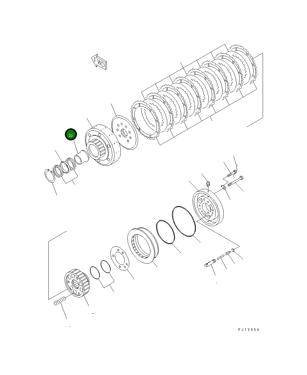 Шнуровка 175-916-2930 Komatsu