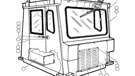 Контргайка - 1/4" VD4460 Komatsu