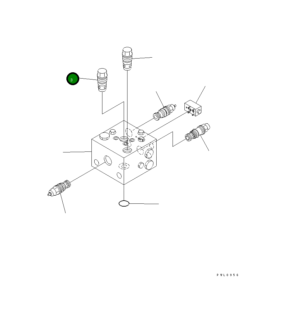 Клапан 20Y-957-5720 Komatsu