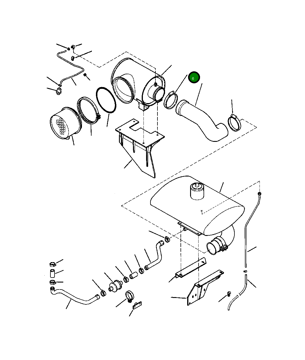 Хомут 690 065 C1 Komatsu