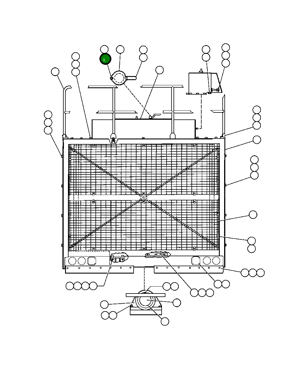 Контргайка - 3/8" - 16NC (2) VG7811 Komatsu