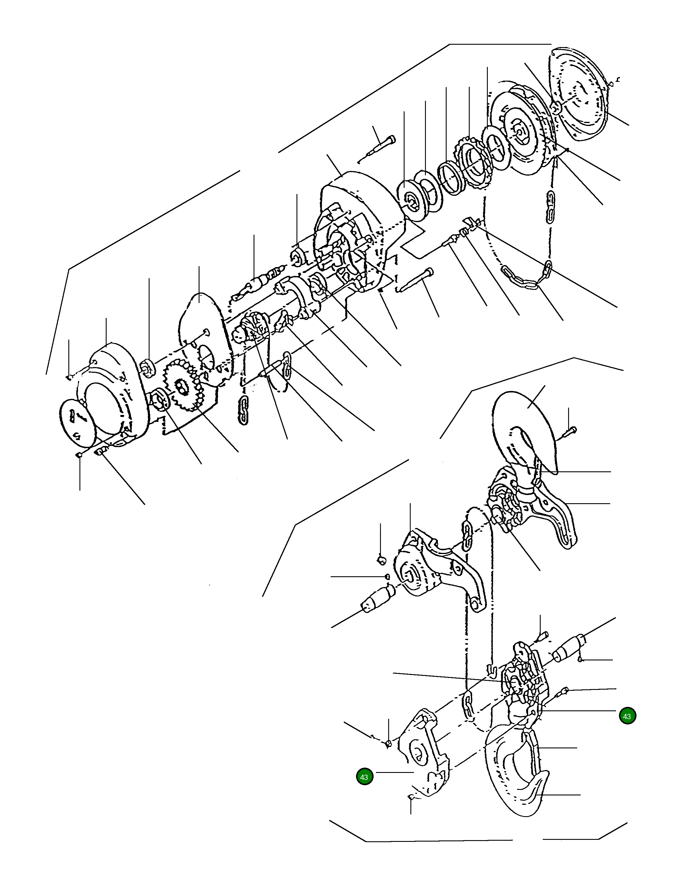 Фиксатор подшипника 770 308 73 Komatsu