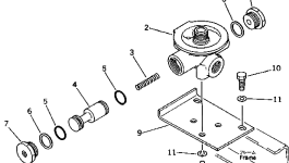 Кронштейн M711076735600 Komatsu