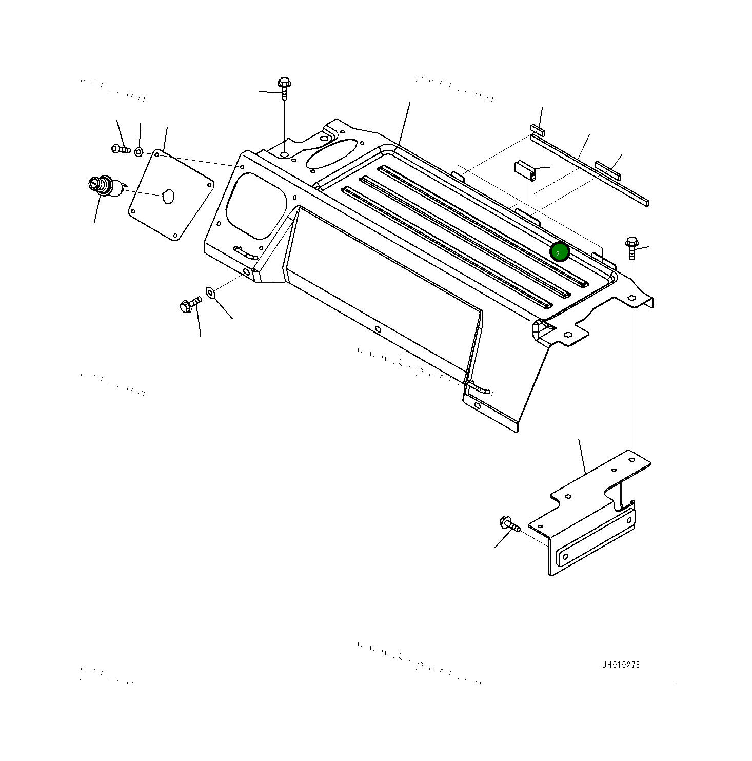 Сиденье 2085312460 Komatsu