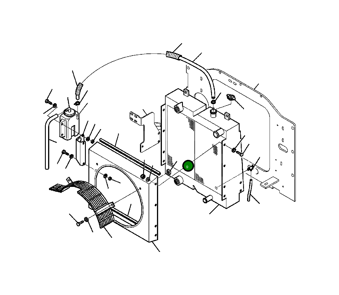 Гайка 875 600 051 Komatsu