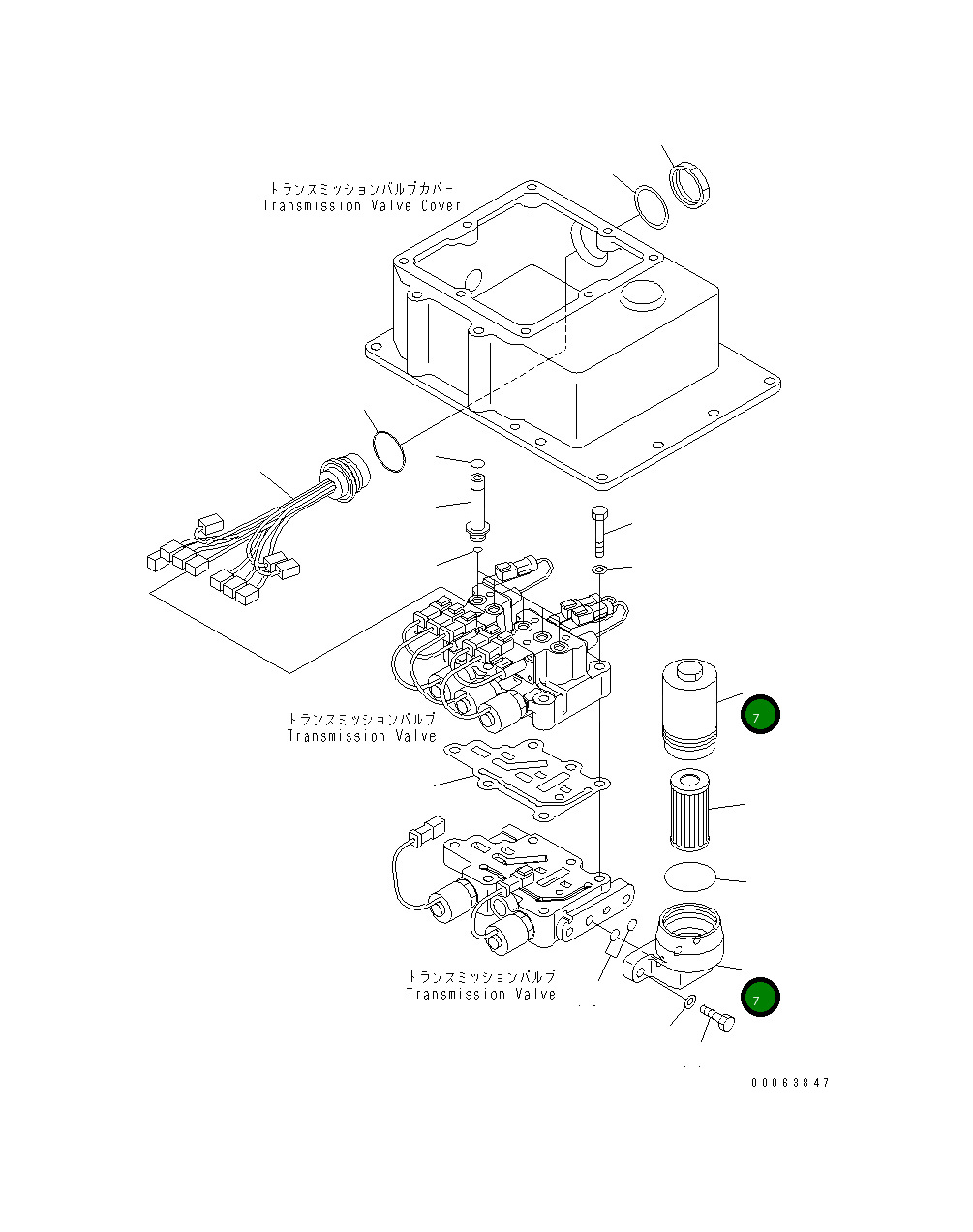 Фильтр в сборе 154-15-65554 Komatsu