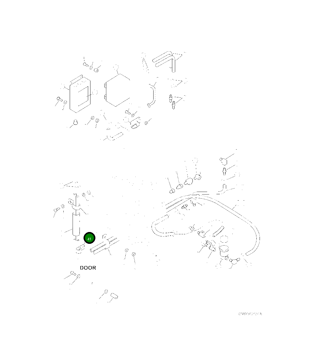 Хомут 17536KF Komatsu