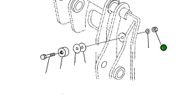 Гайка 124589 Komatsu