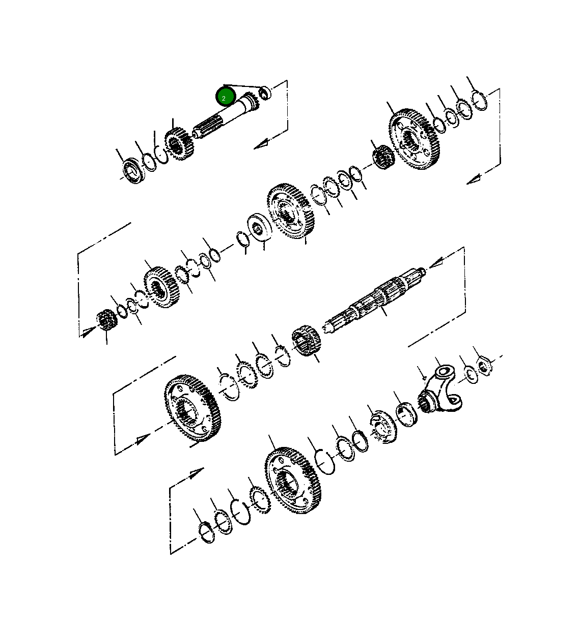Карманный подшипник 134 105 Komatsu
