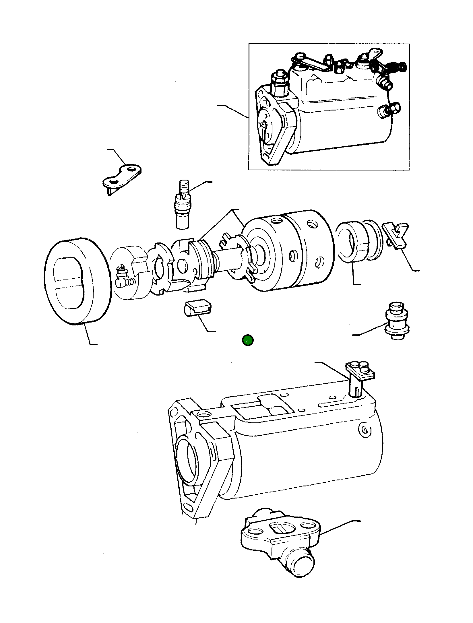 Ролик подшипника P26431715 Komatsu