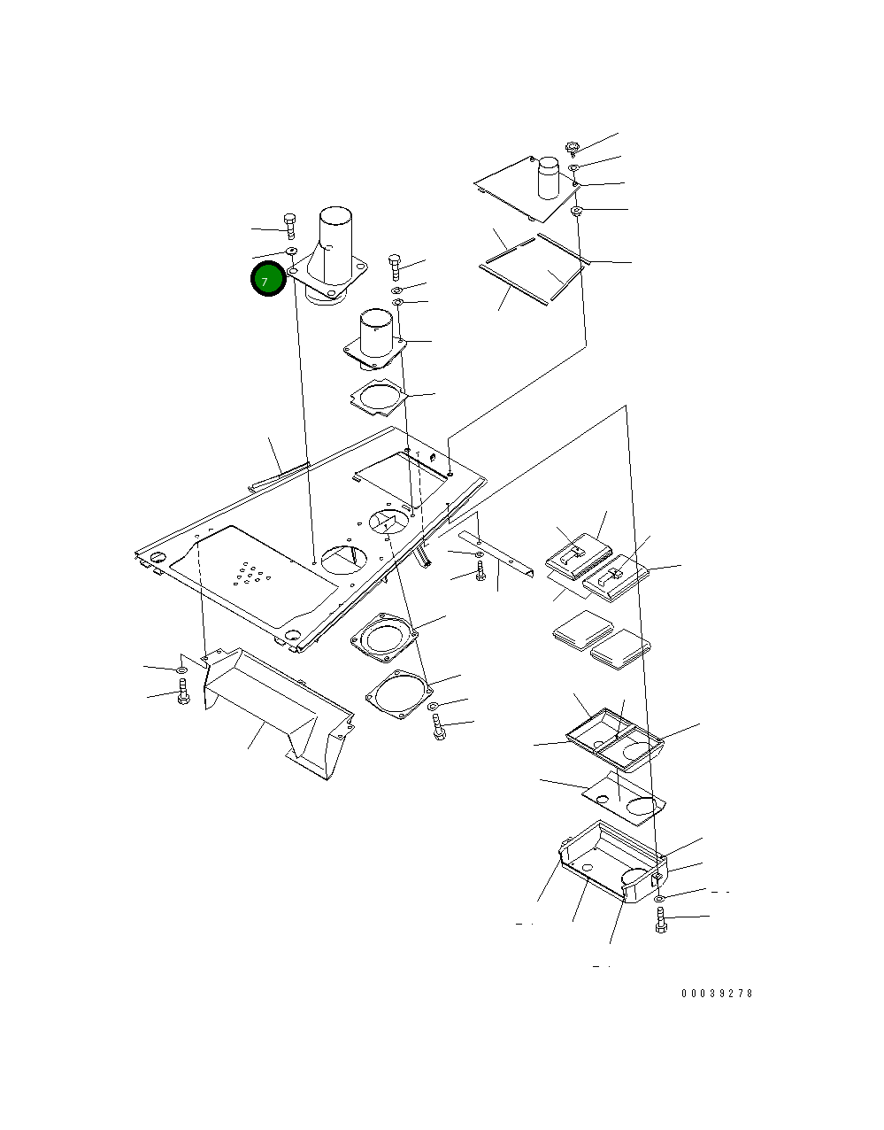 Шайба 14X-54-32820 Komatsu