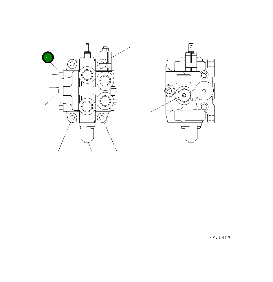 Гайка KB21001-00332 Komatsu