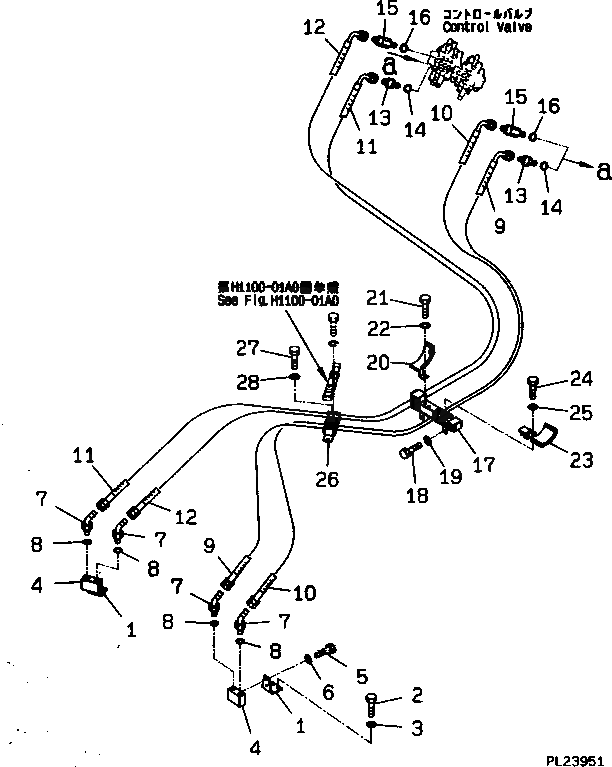 Кронштейн 281-62-19760 Komatsu