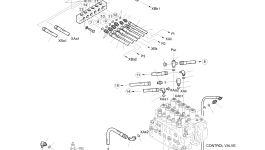 Шланг PF3/8-1500L 2184-1045D133 Komatsu