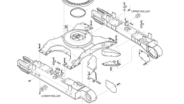Подшипник поворота 109-00182 Komatsu