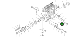 Гайка DK013020-0400 Komatsu