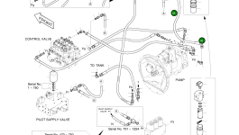 Шланг PF3/8-430L 2184-1096D51 Komatsu