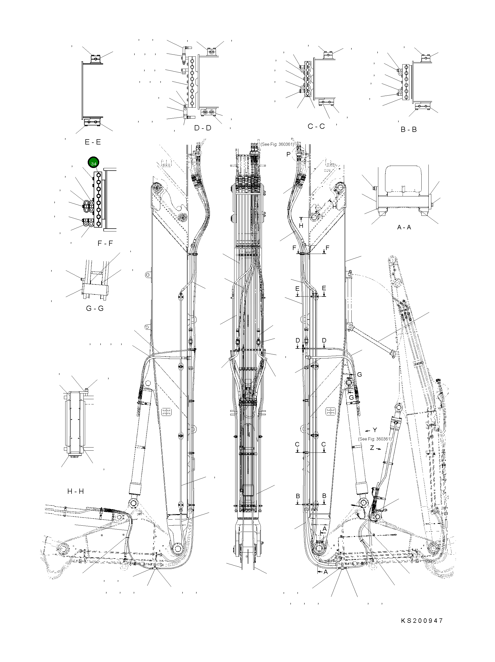 Хомут 207-62-KG380 Komatsu