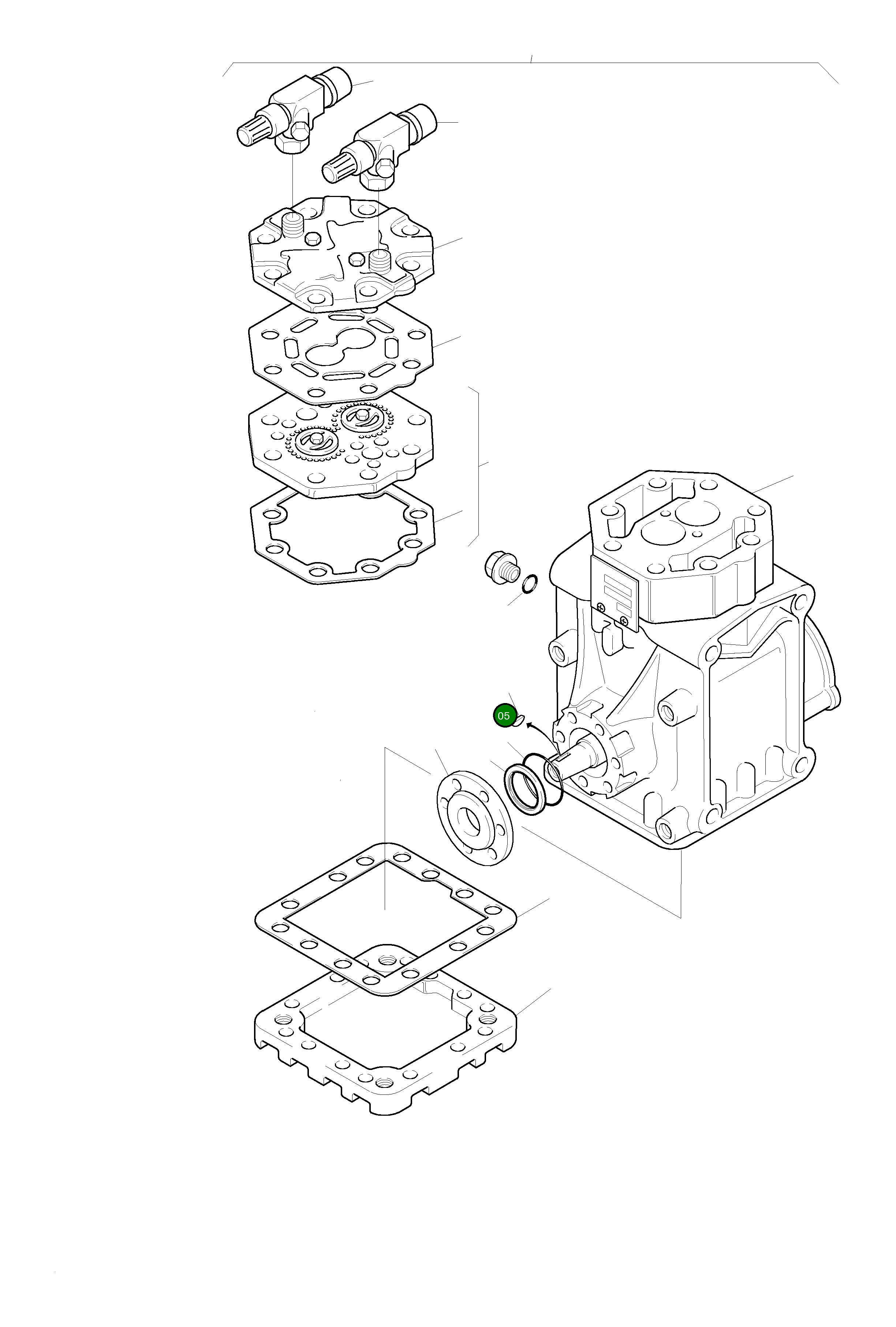 Шпонка призматическая 765 978 73 Komatsu