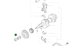 Контргайка тонкая MF430845 Komatsu