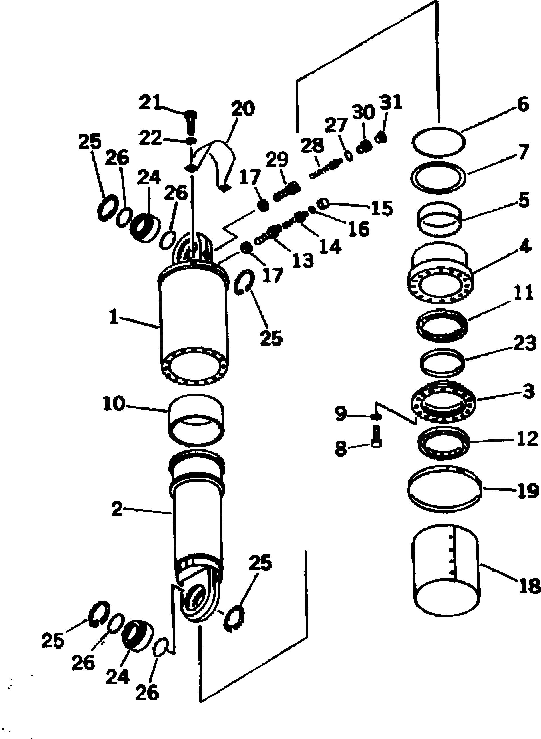 Втулка 561-50-11230 Komatsu