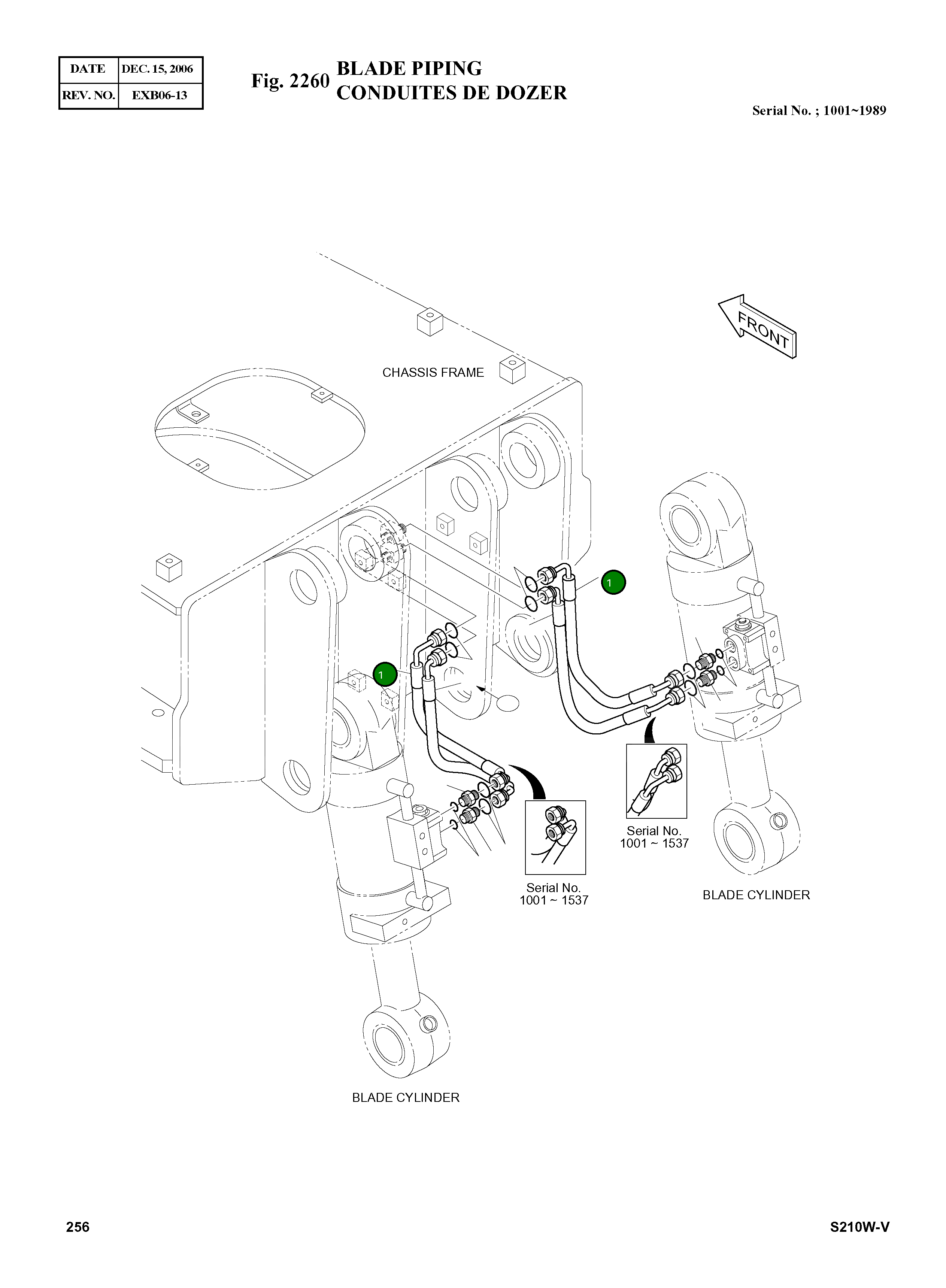 Шланг UNF 13/16-720L DS2021095 Komatsu