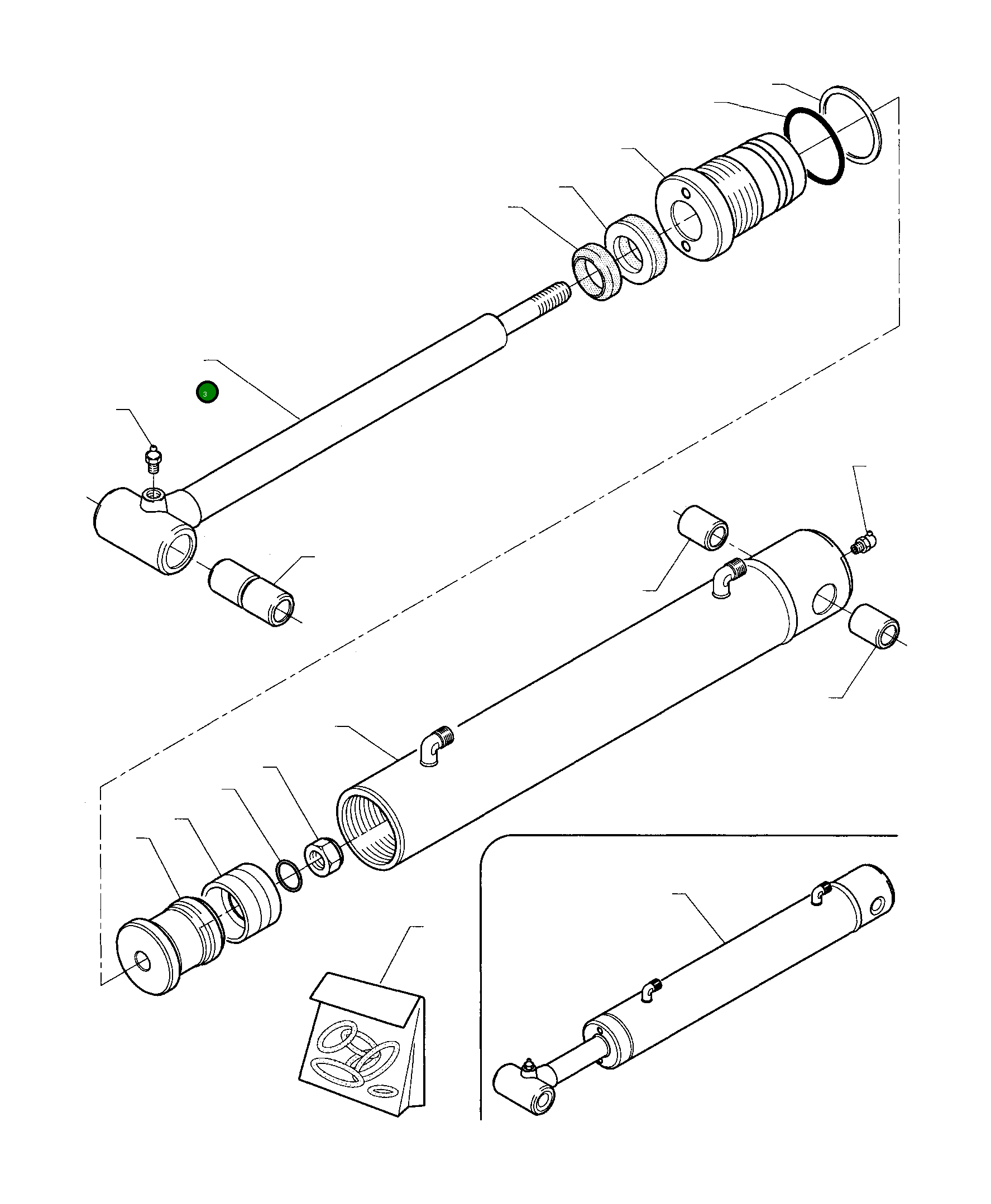 Шток UE3050061 Komatsu